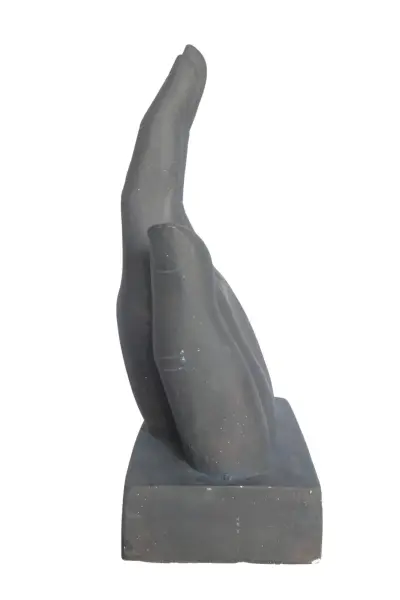 Product image 5 of the product “Praying Hand, 73 cm Height, Cast Stone, Bronze Colour ”